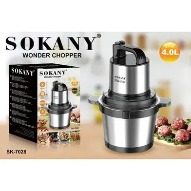 Sokany 800watt meat Grinder and blender (model-7005A)3.Lt