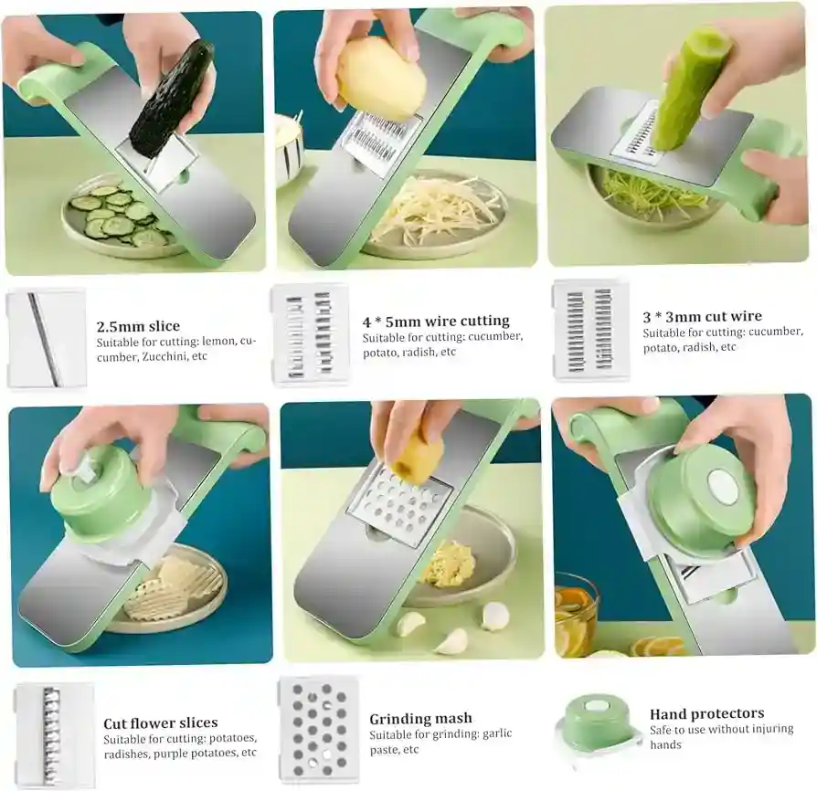 5 in 1 vegetable cutter slicer