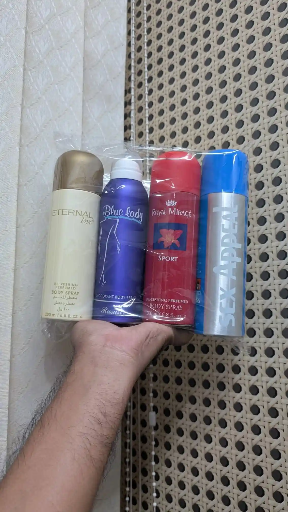 Premium 200 ml 4 pcs body spray combo