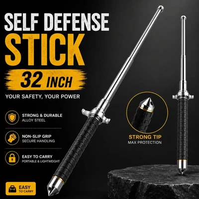 32 Inch Premium Telescopic Self Defence Stick